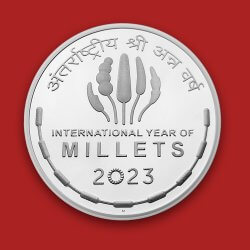 International Year of Millets 2023 (Denomination of `75) – Wooden Packing (PROOF) - FGCO001183