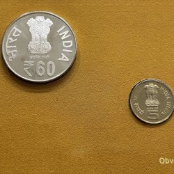 UNC - 60 YEARS OF INDIA GOVERNMENT MINT KOLKATA