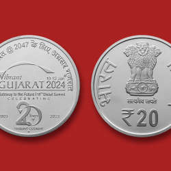 20 Years of Vibrant Gujarat summit (Denomination of `20) Proof -Folder Packing- FGCO001434
