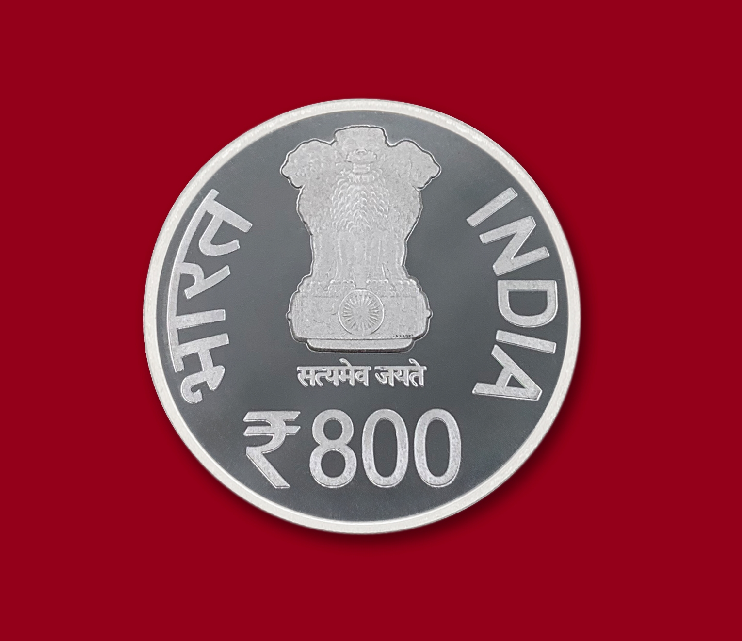 2800TH Nirvan Kalyanak of Parshvanath Bhagwan (Denomination of ₹ 800) Proof - Folder Packing -FGCO001750 - Image 3