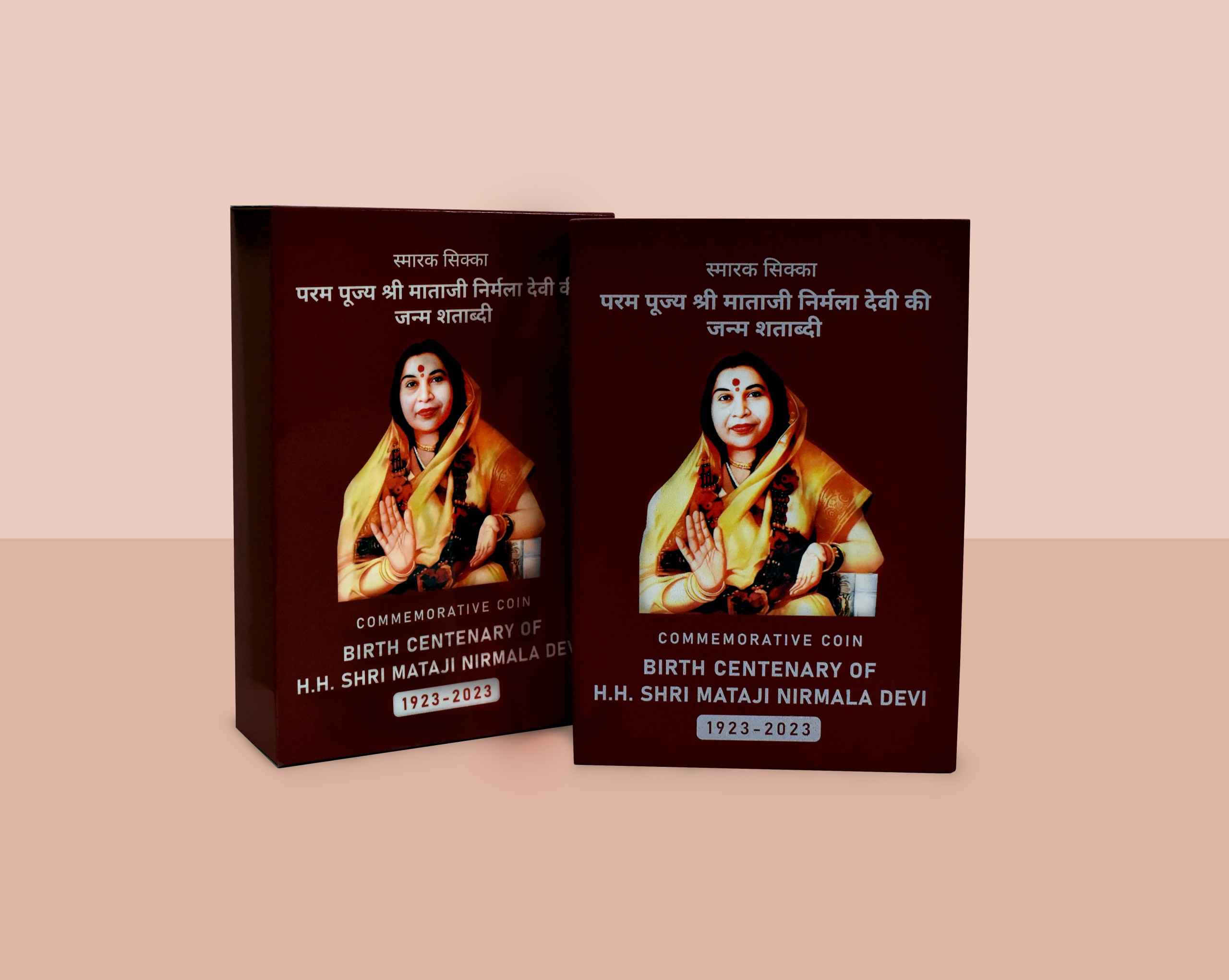 Birth Centenary of H.H. Shri Mataji Nirmala Devi | Rs. 100 Proof Coin | MDF Box - Image 4