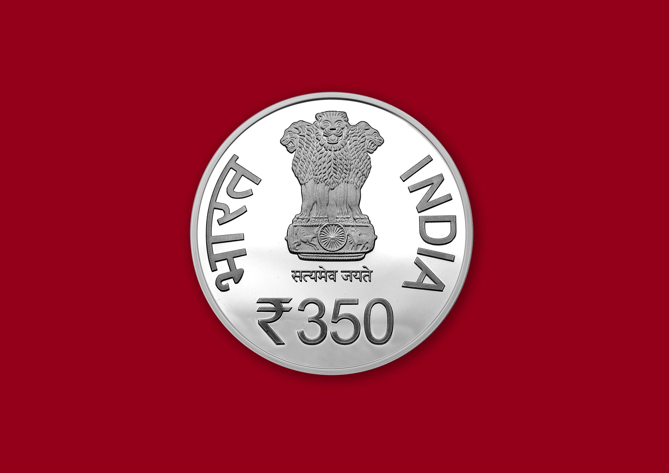 Commemoration of Sri Guru Tegh Bahadur Ji's 350th Martyrdom Day-Denomination of ₹ 350– Proof kappa box Packing – FGCO002054