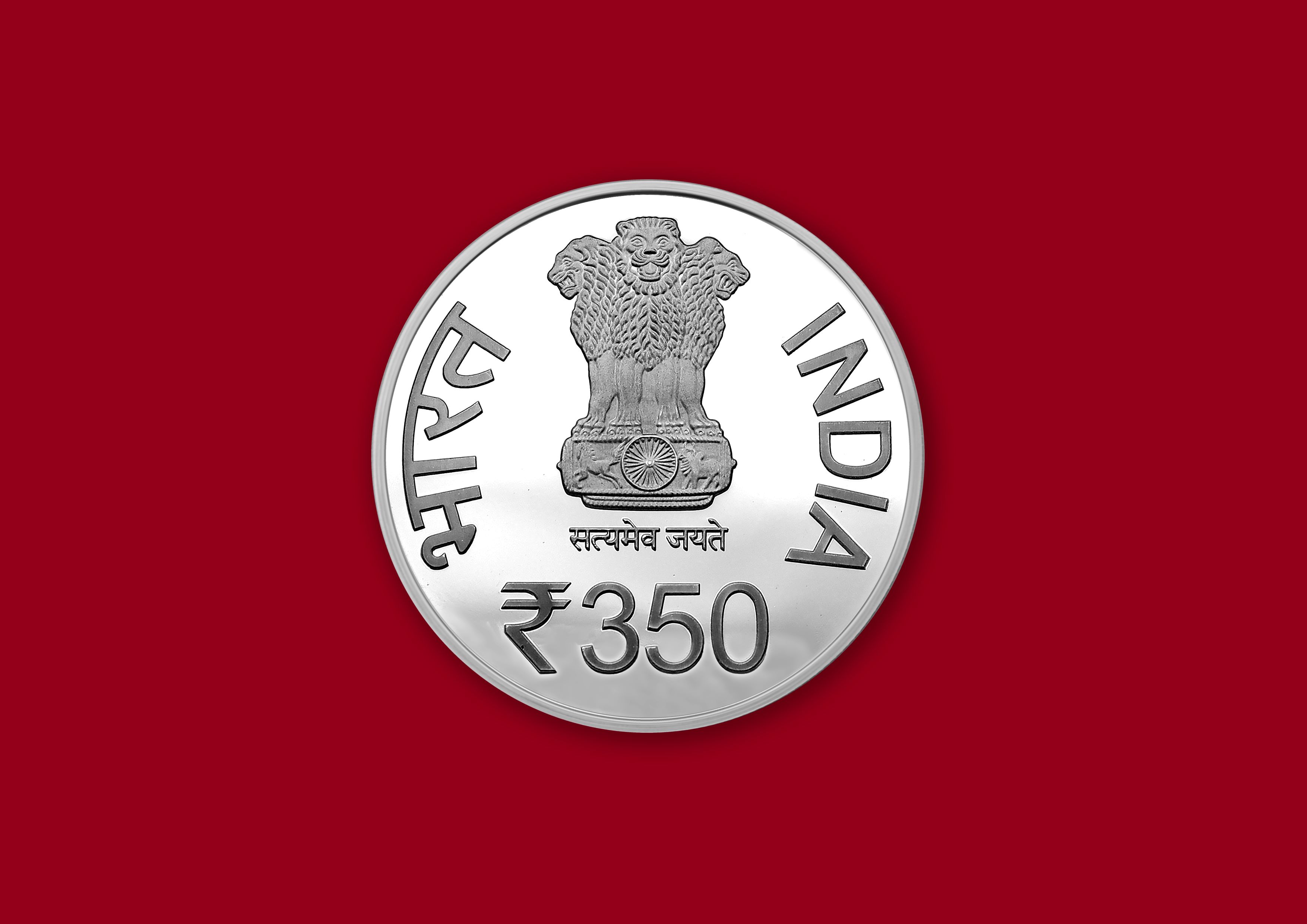 Commemoration of Sri Guru Tegh Bahadur Ji's 350th Martyrdom Day-Denomination of ₹ 350– Proof kappa box Packing – FGCO002054