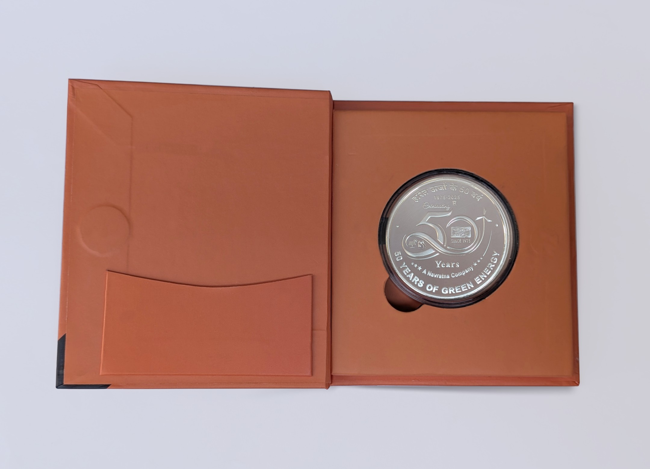 50 Years of NHPC Limited | Rs. 50 Proof Coin | Booklet - Image 2