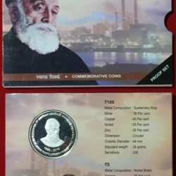 PROOF - JAMSETJI NUSSARWANJI TATA -175TH BIRTH ANNIVERSARY (1839-2014)