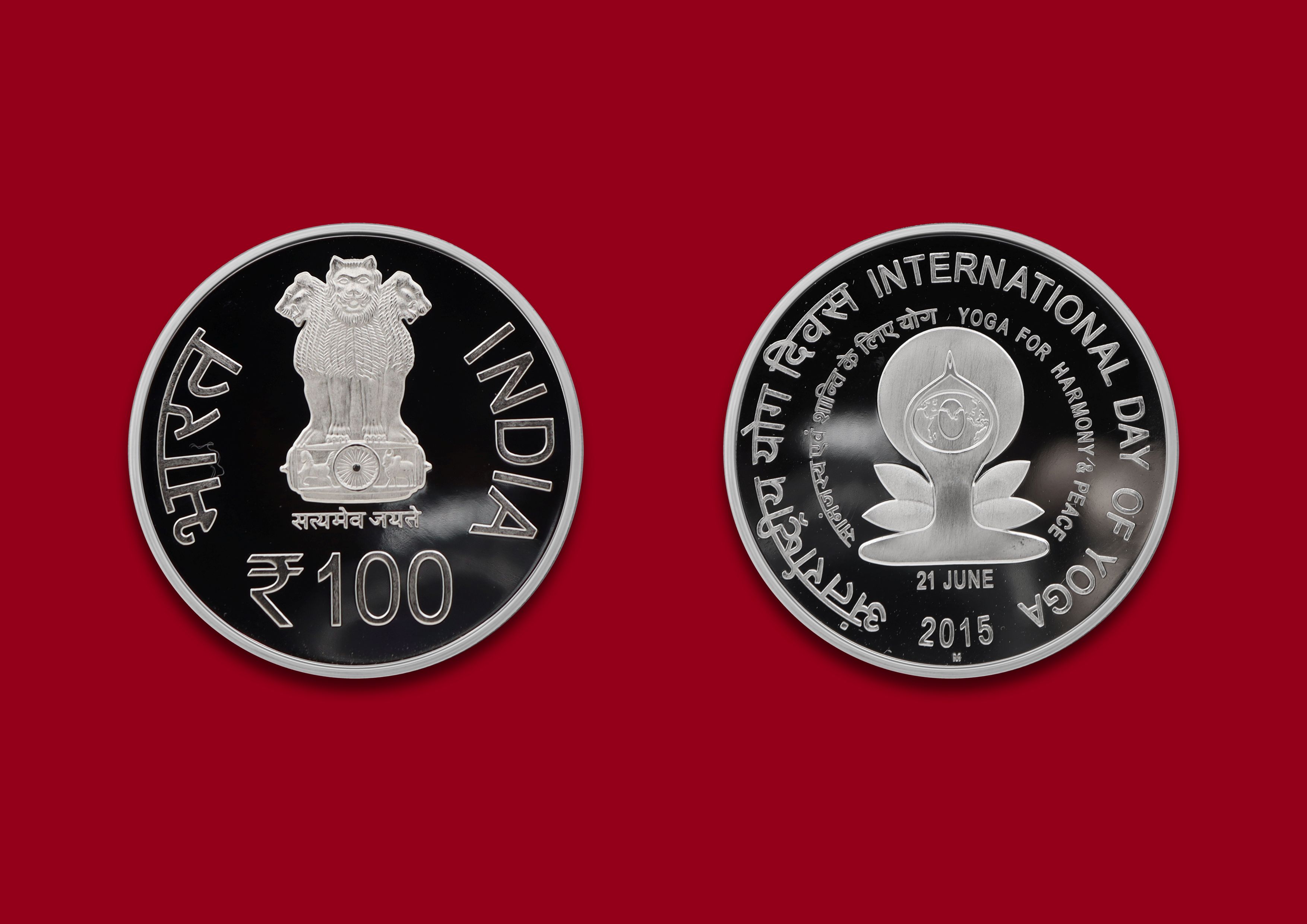 International Yoga Day- Denomination of ₹ 100 – Proof Booklet Packing- FGCO002065 - Image 4