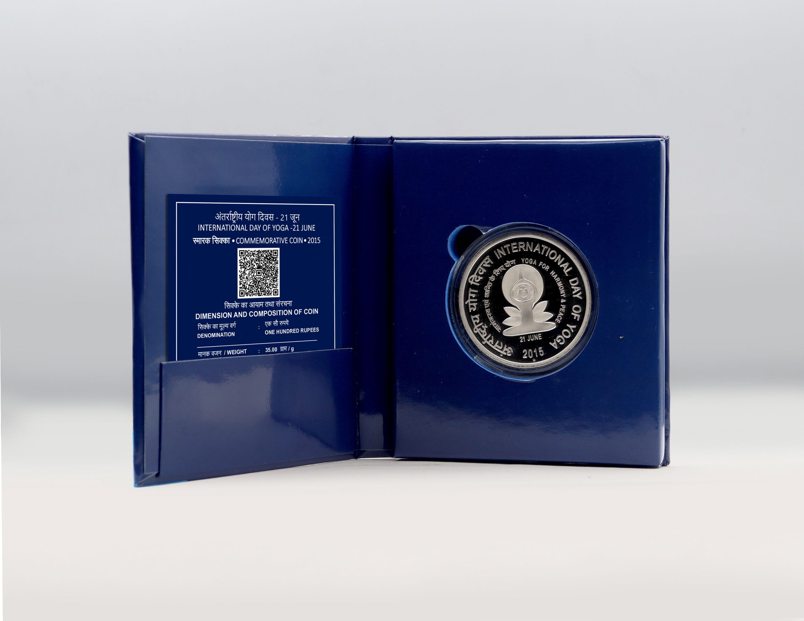 International Yoga Day- Denomination of ₹ 100 – Proof Booklet Packing- FGCO002065