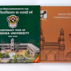 Centenary Year of Andhra University | Rs. 100 Proof Coin | Booklet