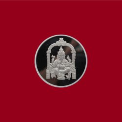 Ganpati Silver coin 40gm - FGSM000451