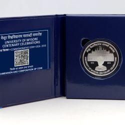 University of Mysore Centenary Celebrations - Denomination of ₹ 100 – Proof Booklet Packing- FGCO002204